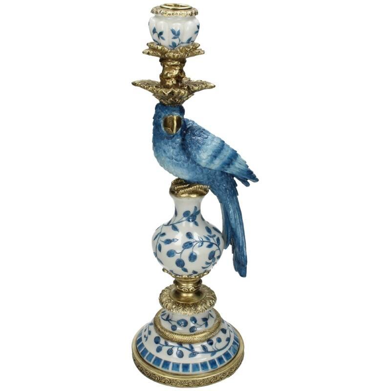 Kandelaar - Dutch Blue Parrot ↑ 40 cm - Links