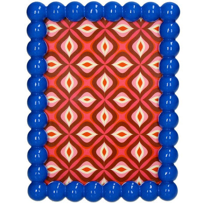 Fotolijst Kralen Polyresin - Blauw