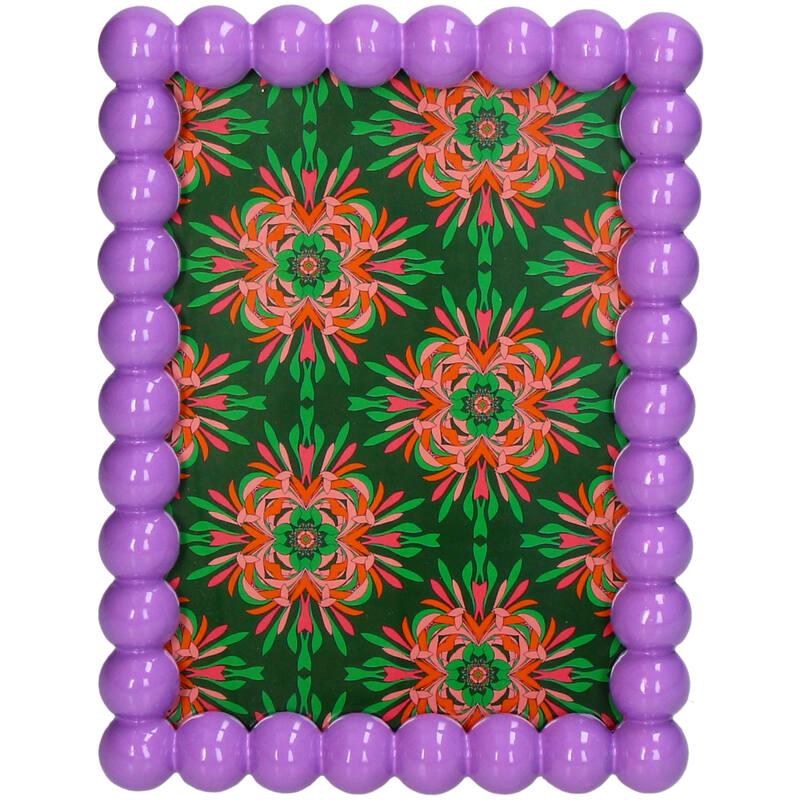 Fotolijst Kralen Polyresin - Paars