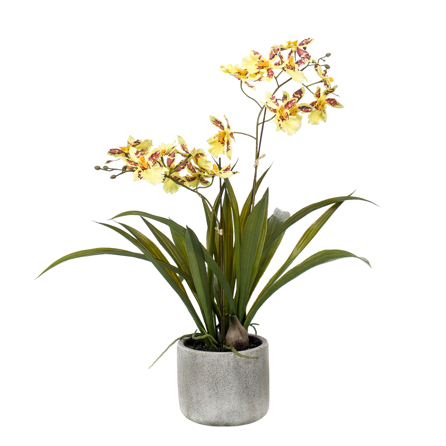 Kunstplant - Orchidee - Geel - 45cm