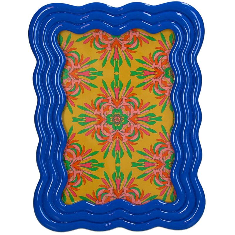 Fotolijst Gebogen Polyresin - Blauw